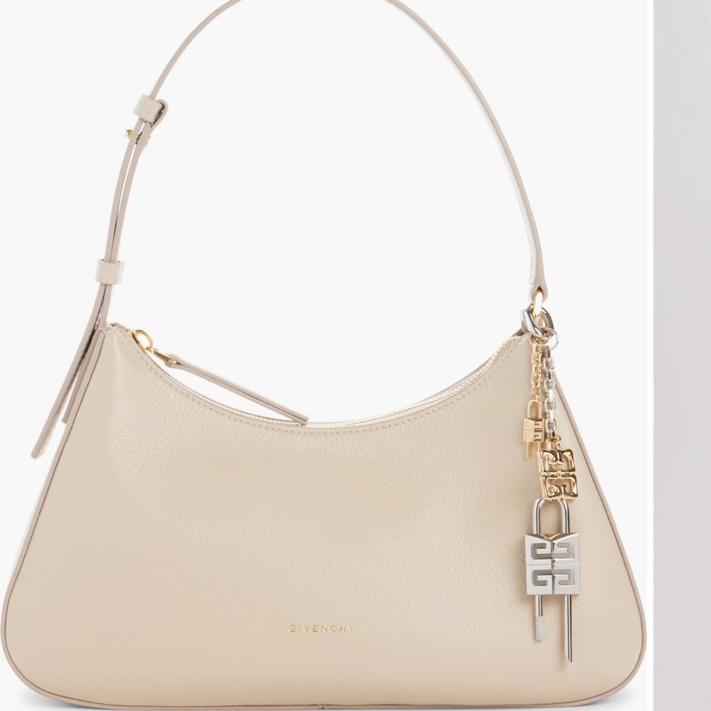 Givenchy Beige Leather Shoulder Bag with Charms✨